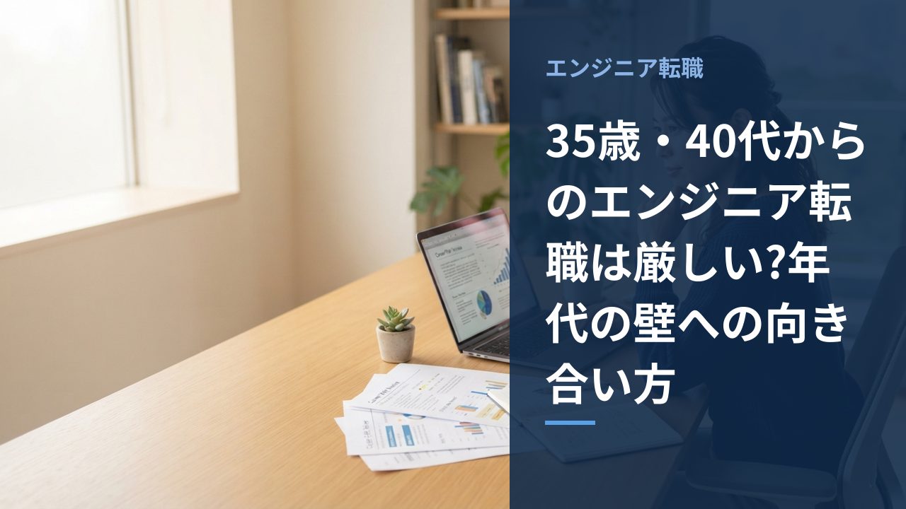35歳・40代からのエンジニア転職は厳しい?年代の壁への向き合い方