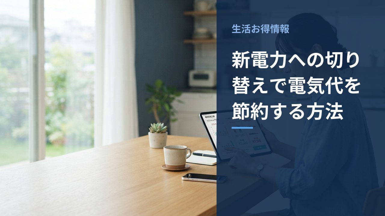 複数の電力会社の料金プランを比較している様子