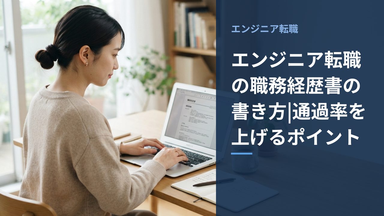 エンジニア転職の職務経歴書の書き方|通過率を上げるポイント