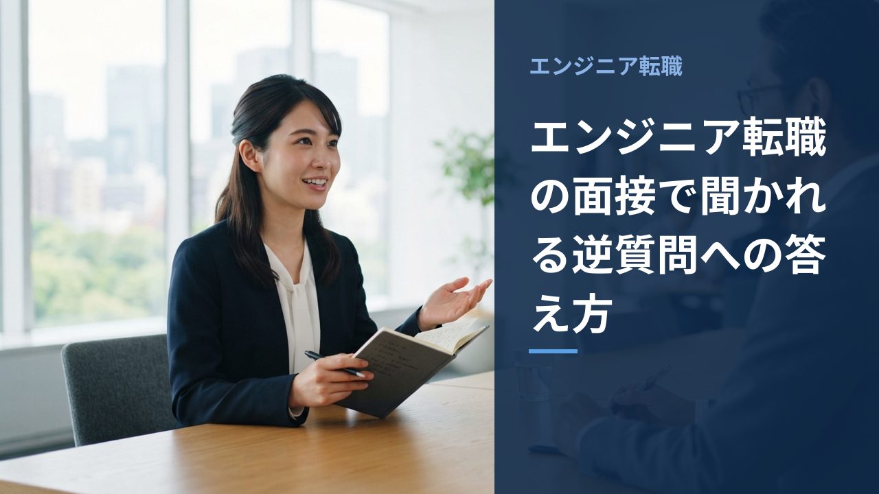 エンジニア転職の面接で聞かれる逆質問への答え方